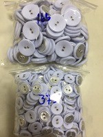 eyelet fabric-covered buttons (2 holes)